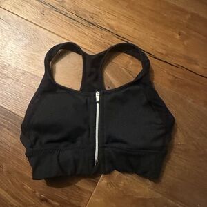 Athleta Sports Bra with Front Zipper